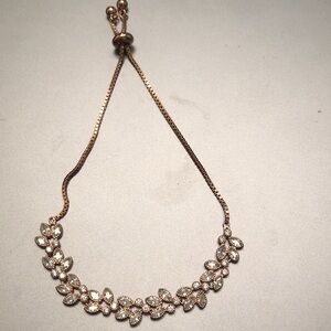 Rose gold colored bracelet